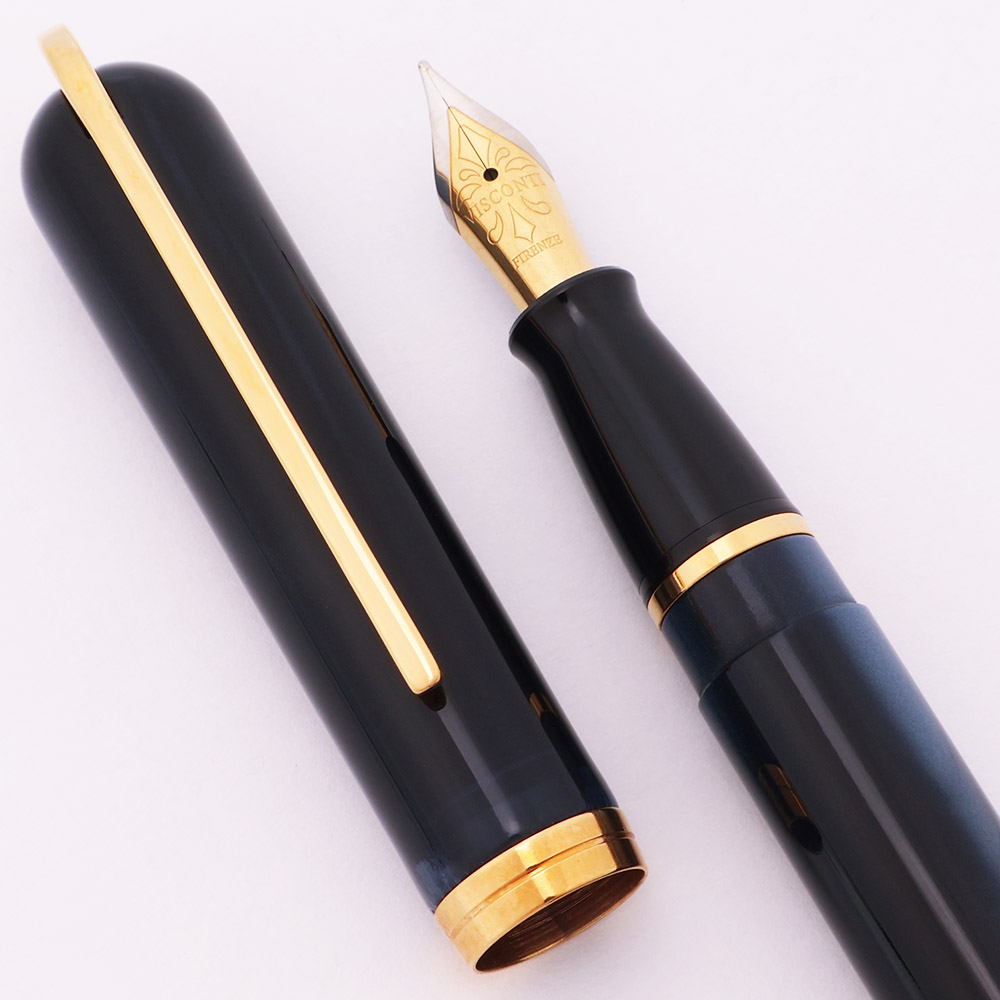 Visconti Pericle Fountain Pen (1994) - First Version, Blue Pearl w